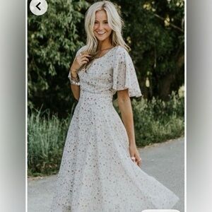 Roolee Rare Floral Midi Dress